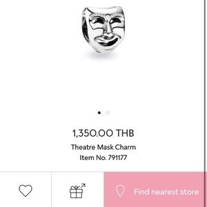 Pandora Theater Mask Charm